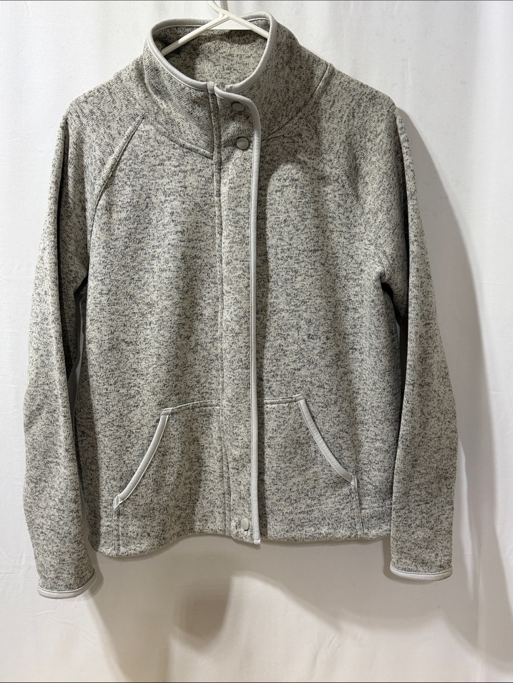Champion Light Gray Zip-Front Women's Jacket